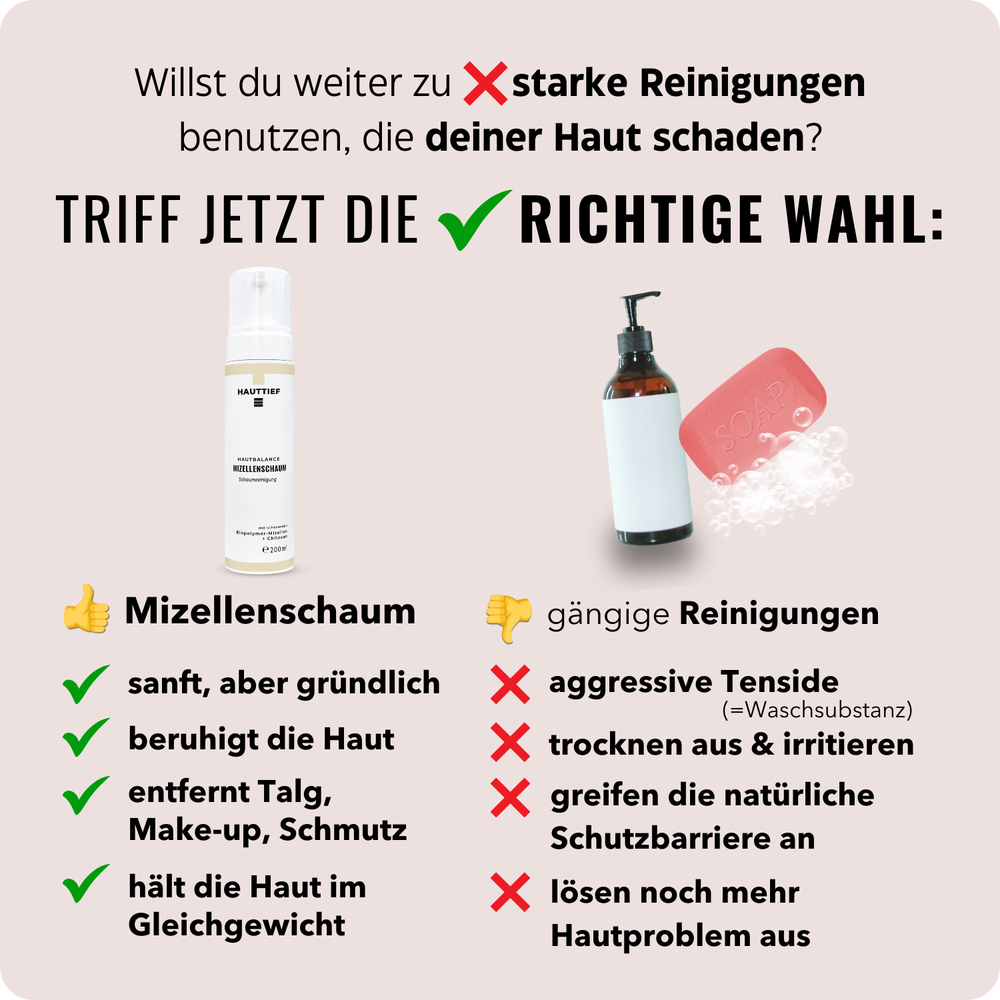 
                      
                        Hautbalance Mizellenschaum
                      
                    