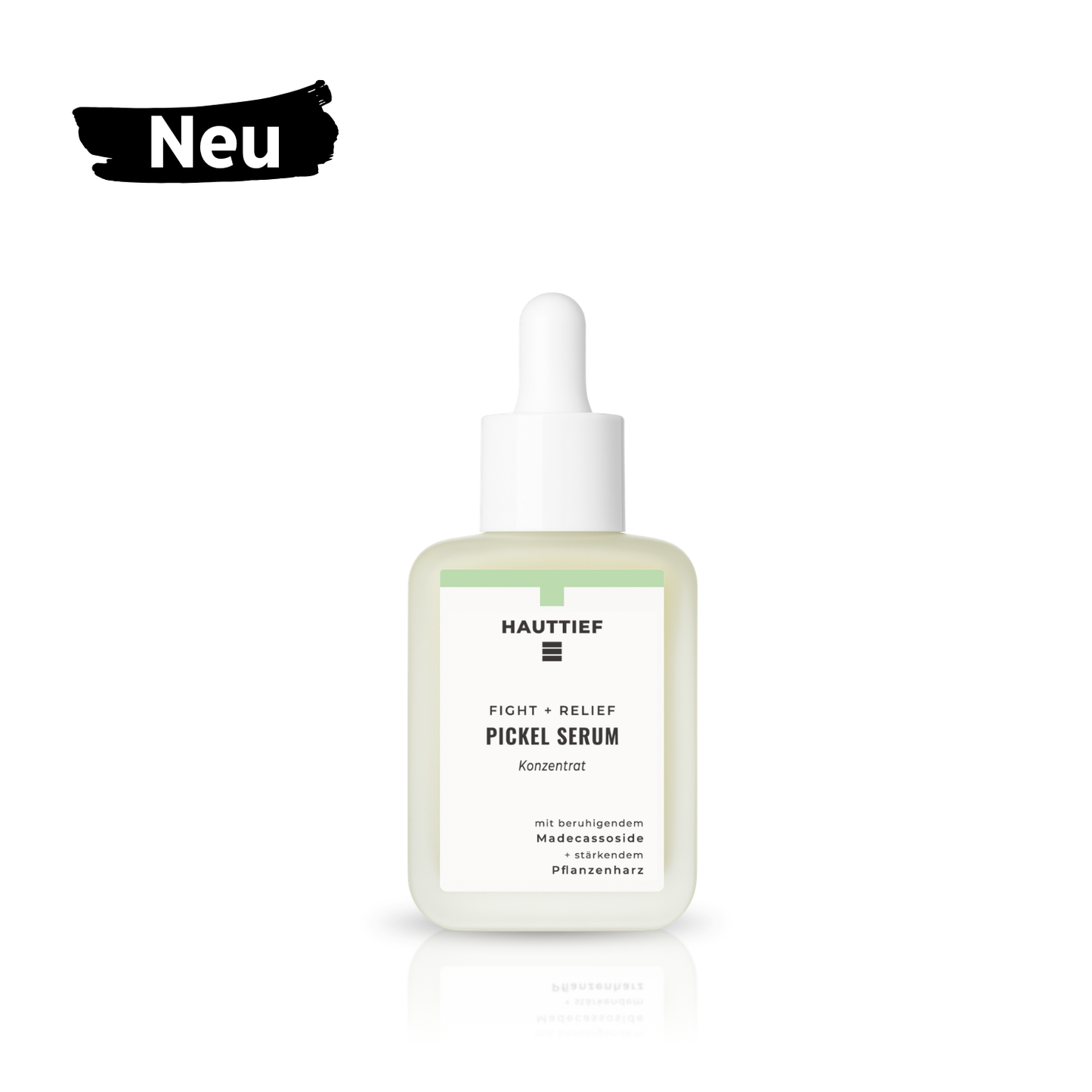 Hauttief Fight + Relief Anti-Pickel Serum als Spot Treatment gegen unreine Haut und Pickel – Vorher Nachher Ergebnis