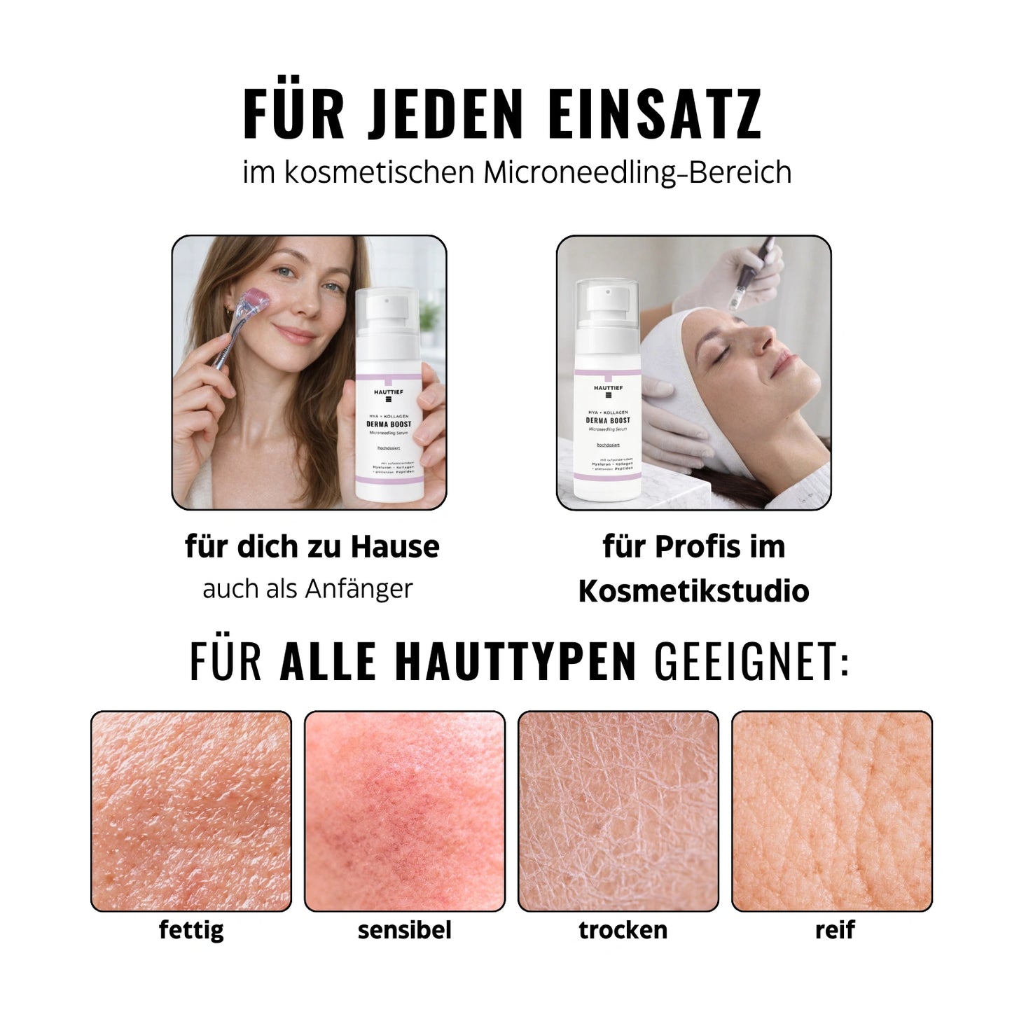 Hyaluron + Kollagen Derma Boost Microneedling Serum
